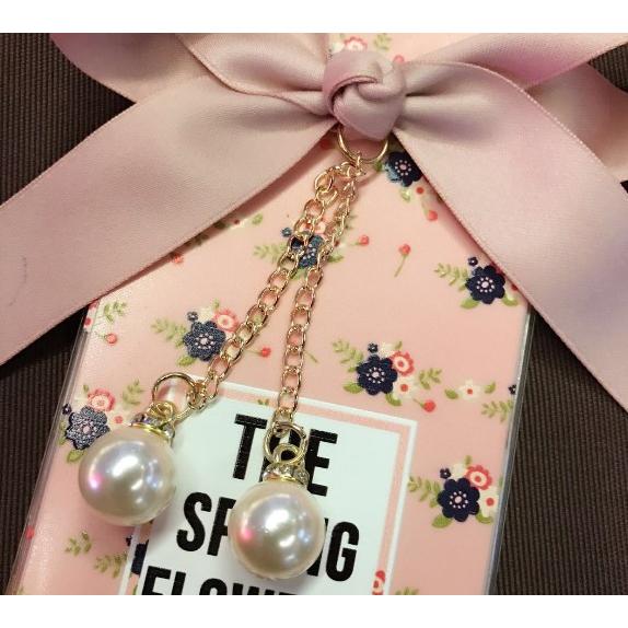 メール便送料無料 iPhone アイフォンケース iPhone7 iphone7Plus 花柄 リボン かわいい パール 薔薇 ローズ |  | 04