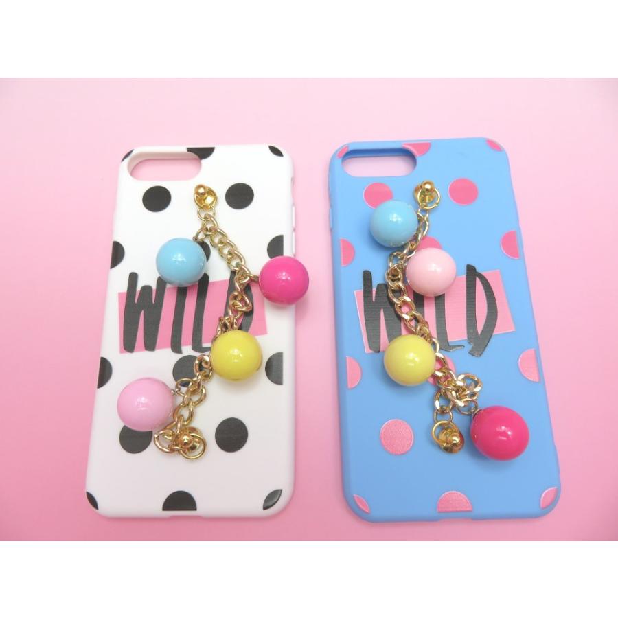 メール便送料無料 iPhone アイフォンケース iPhone7 iphone7Plus ドット 水玉 キャンディ パステル POP |  | 03