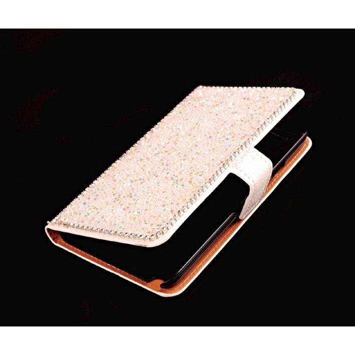 iPhoneケース メール便送料無料 アイフォン iPhone7 7plus iPhone8 8plus 手帳型 オーロラ ストーン 可愛い キラキラ ピンク ホワイト |  | 02