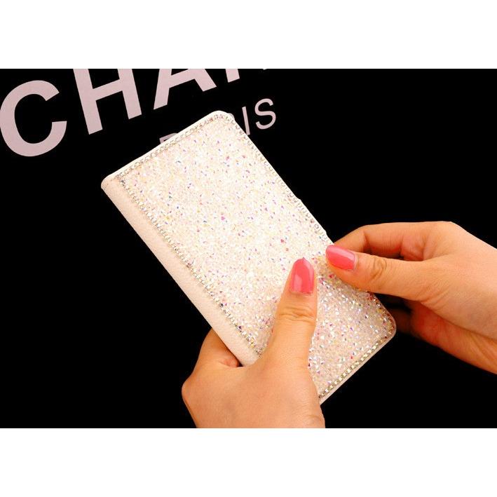 iPhoneケース メール便送料無料 アイフォン iPhone7 7plus iPhone8 8plus 手帳型 オーロラ ストーン 可愛い キラキラ ピンク ホワイト |  | 03