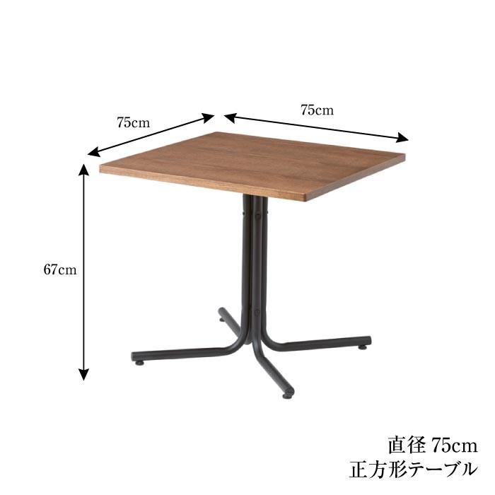 カフェテーブル 正方形 四角 ダイニングテーブル おしゃれ  2人掛け インテリア 新生活 一人暮らし ダリオ END-223T｜lily-birch｜06