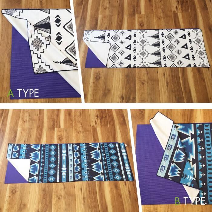 ヨガタオル 60×180cm ヨガマット デザイン ヨガラグ デザインマット ストレッチマット トレーニング ホットヨガ スポーツ速乾性 吸水性 スポーツ GLS-802 |  | 03