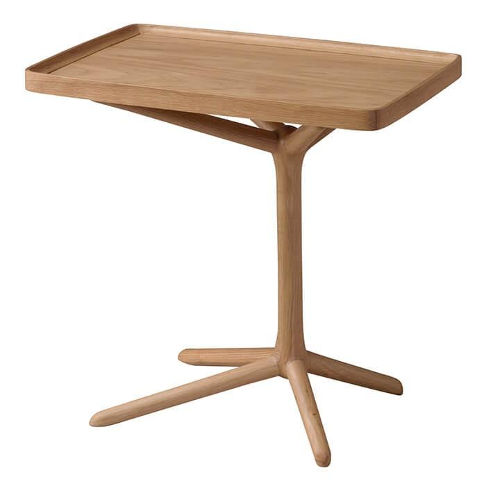 【2way ミニテーブル】 EZBO 2WAYテーブル ナチュラルオーク 小