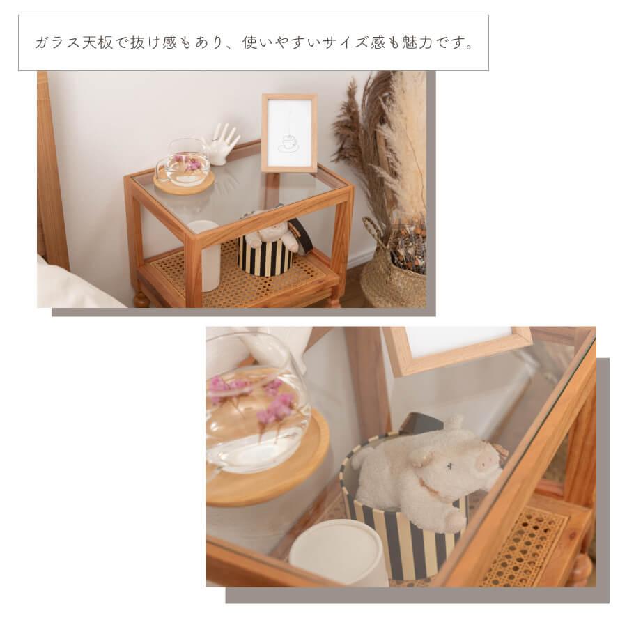六角形ガラス天板サイドテーブル 楽天市場】ガラスサイドテーブル のみ 高さ52.5cm 四角
