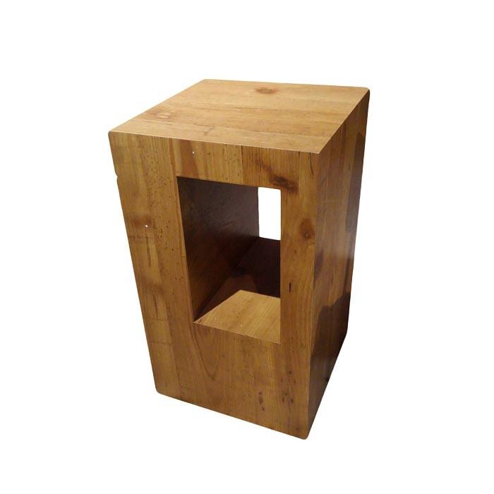 サイドテーブル おしゃれ ミニテーブル コーヒーテーブル 箱型 ブックスタンド ナチュラル いす イス スツール Cell セル CEL-70 SGS-70 | 東谷 | 04