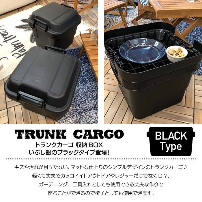 東谷 トランクカーゴ 30L BLACK ブラック コンテナ 収納ケース