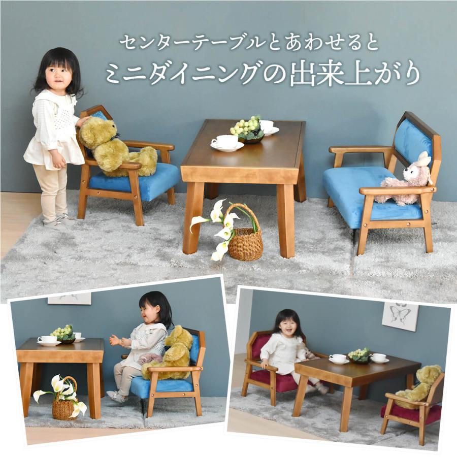 ペット キッズ ソファ おしゃれ 天然木 猫 犬 オールシーズン ベロア レッド ブルー ペット家具 ペットソファ キッズチェア BOJAWS BOPT0127の画像