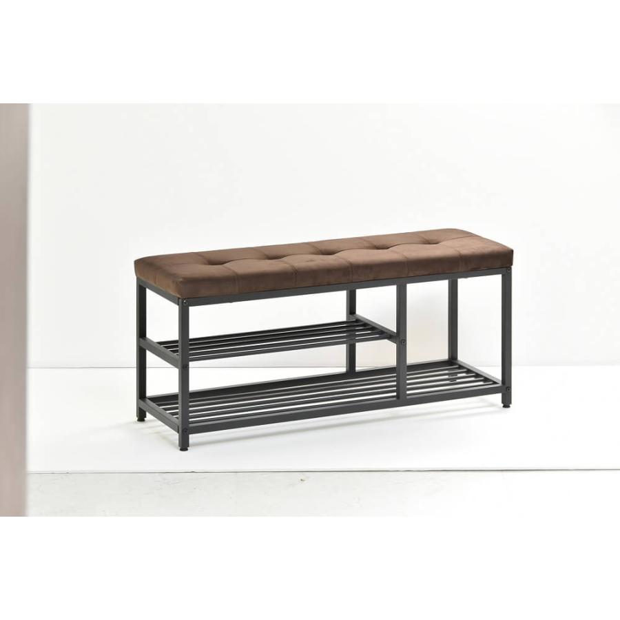 シューズラック 玄関ベンチ おしゃれ 収納ベンチ 玄関収納 ベロア 幅