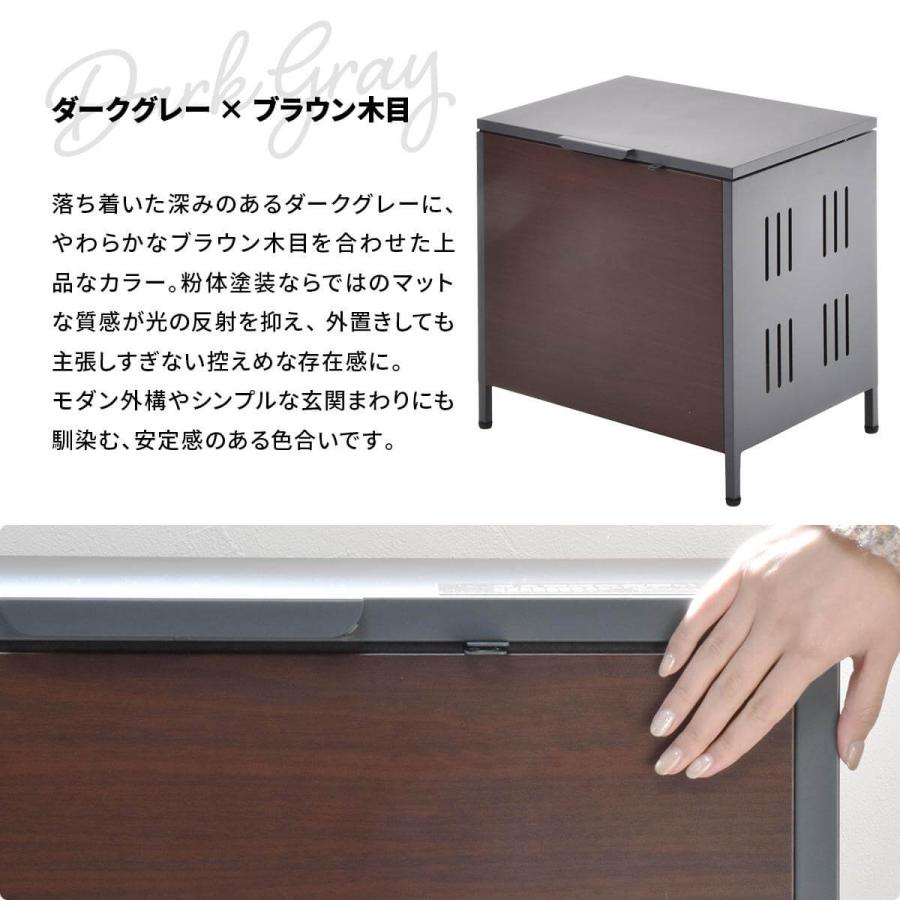 屋外ゴミ収納庫 110L 屋外ゴミ箱 屋外 ゴミ箱 おしゃれ 屋外ゴミボックス 大容量 屋外用 家庭用 ごみ箱 外 ゴミ置き場 ONGS0395_16