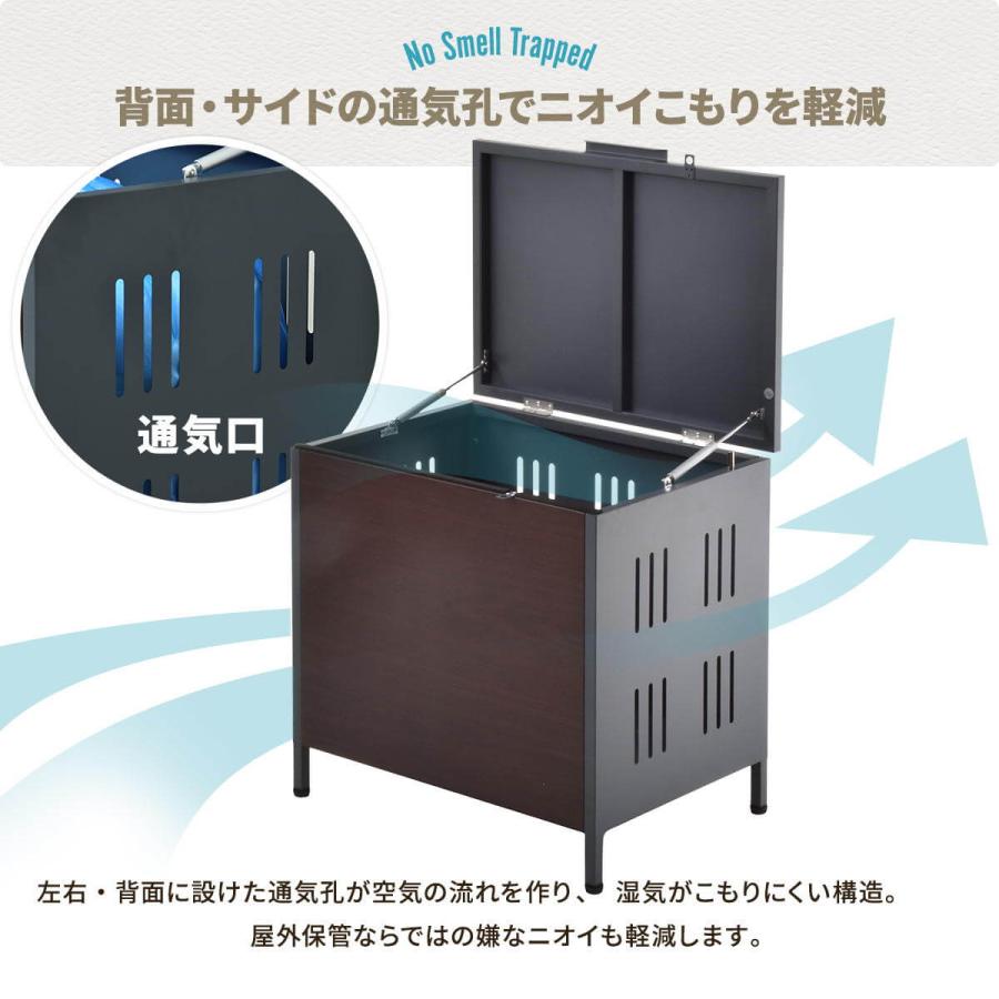 屋外ゴミ収納庫 110L 屋外ゴミ箱 屋外 ゴミ箱 おしゃれ 屋外ゴミボックス 大容量 屋外用 家庭用 ごみ箱 外 ゴミ置き場 ONGS0395_8
