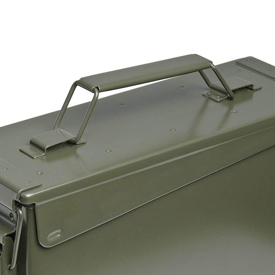 AMMO BOX アンモボックス M19A1タイプ 7.62 ミリタリー メタルストレージボックス カー用品 ツールボックス 工具箱 小物 US 米軍 HERITAGE｜lily-birch｜05