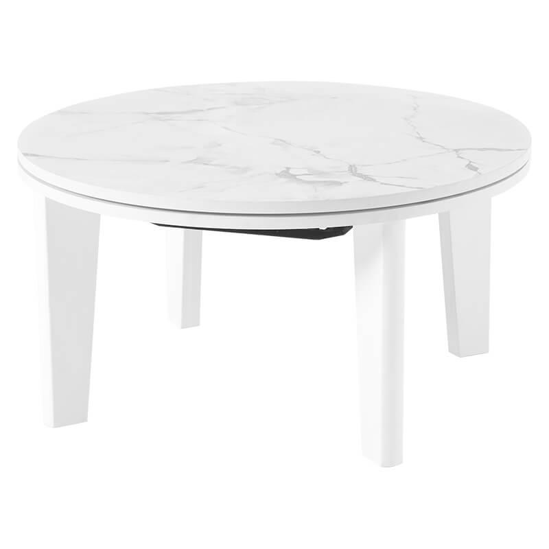 直径68cm【新品】丸型こたつテーブル コンパクト 一人暮らし/ワンルーム こたつテーブル 円形 本体 68cm おしゃれ 丸型 センターテーブル