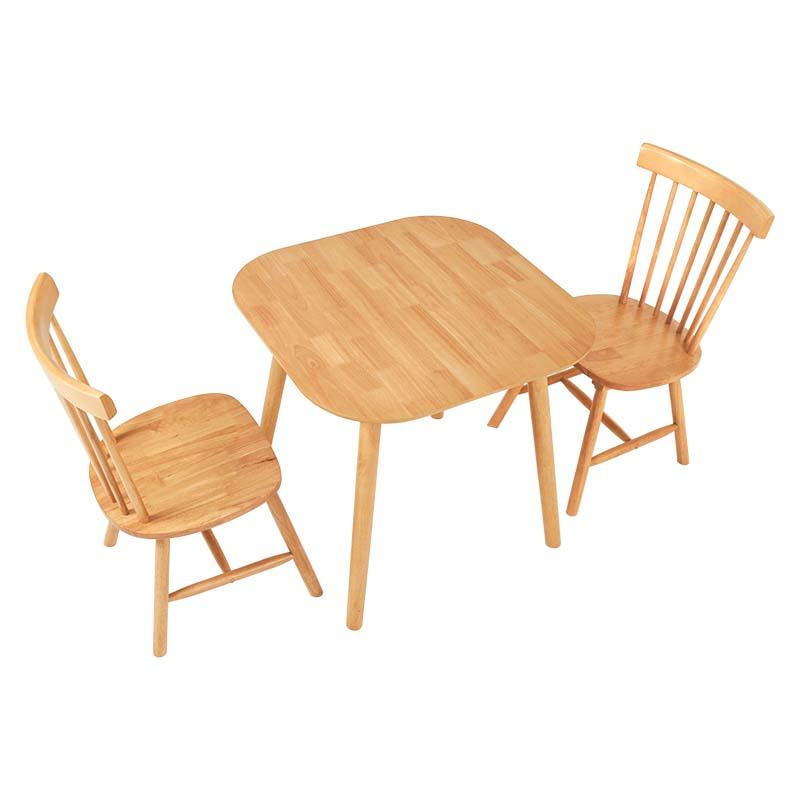 HAGiHARA ダイニングテーブルセット 3点セット 天然木 おしゃれ