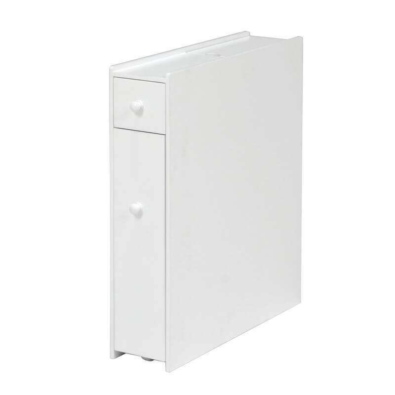 トイレラック スリム コーナー 収納 棚 トイレットペーパー 収納ケース 薄型 生理用品 掃除用具収納 掃除ブラシ コンパクト ホワイト MTR-6569WH |  | 09