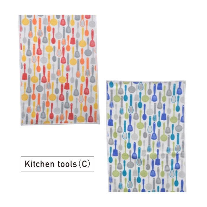 キッチンタオル 布巾 ふきん マイクロファイバークロス 2枚セット かわいい おしゃれ キッチン用品 食器ふき 台拭き MICRO-FIBER CLOTH 2P SET 1Q-010 |  | 03