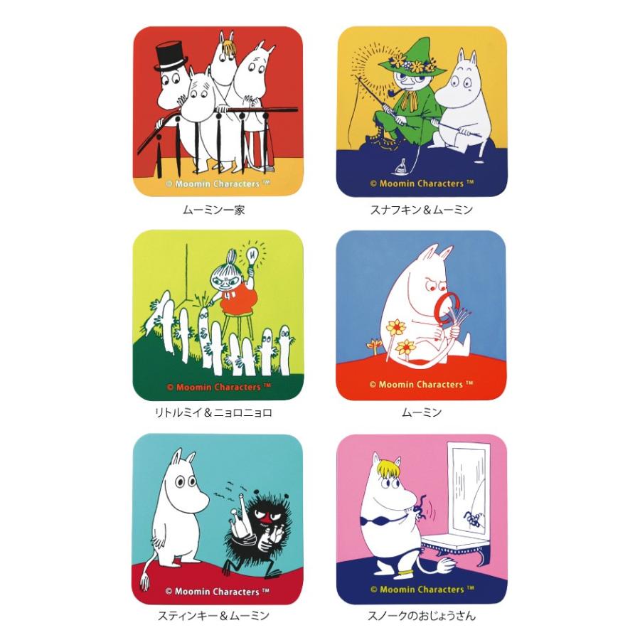 Moomin ムーミン コースター 6枚セット ムーミン リトルミイ スナフキン ニョロニョロ スノークのおじょうさん Moco02 St Lily Birchヤフー店 通販 Yahoo ショッピング