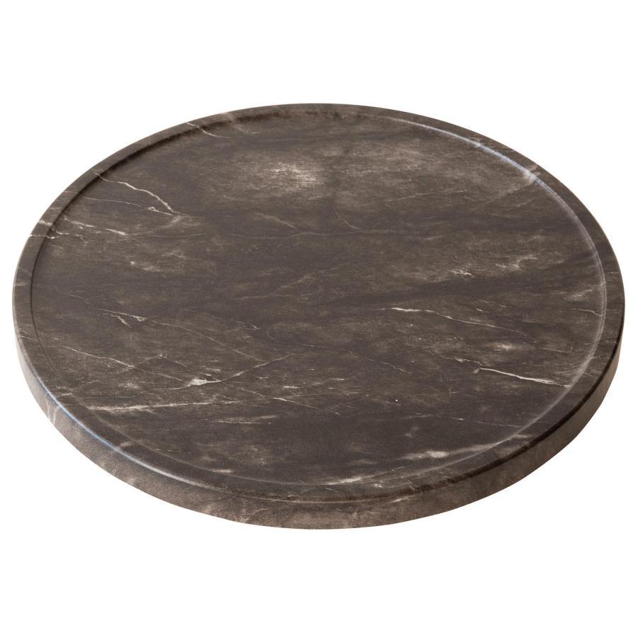 プランター台 キャスター付 おしゃれ プランタースタンド プランタートレイ 木目 マルチトレー 鉢置き台 幅40cm 丸形 Treno トレーノ MST-400 |  | 06