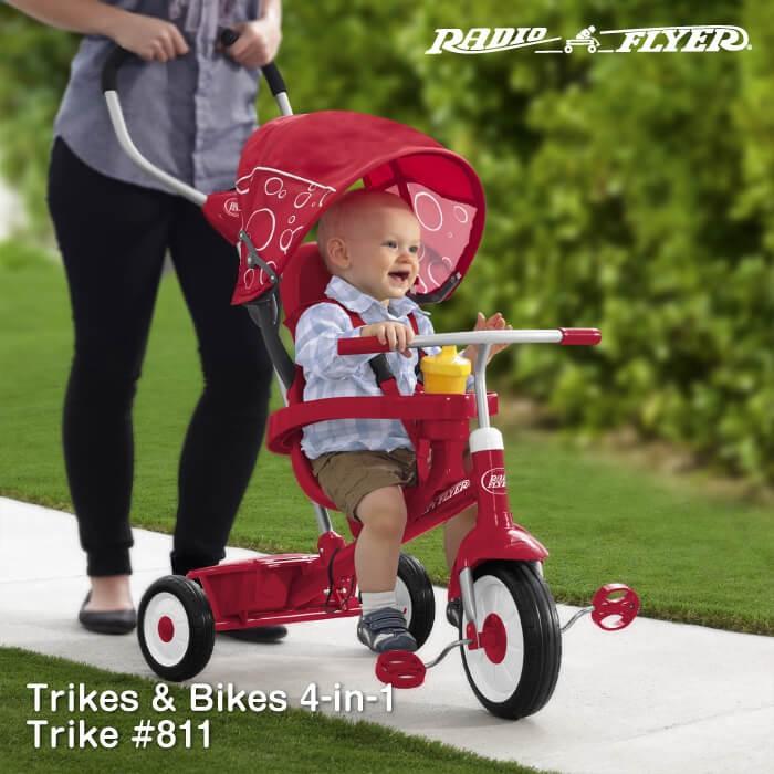 ラジオフライヤー（RADIOFLYER） 三輪車 4in1 811 おもちゃ 三輪車 
