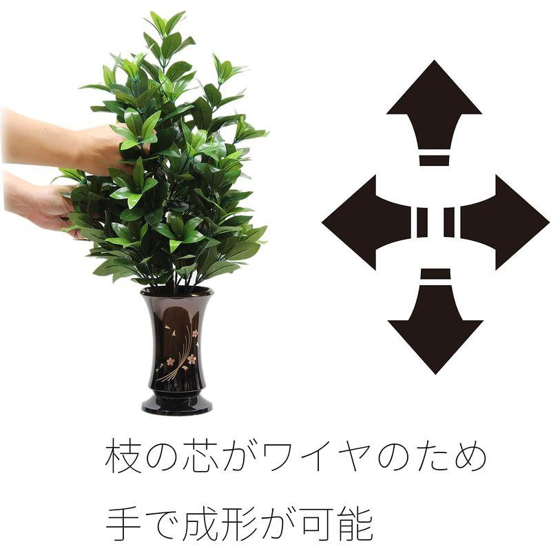 国内即発送】みずみずしいツヤ感 しきみ 樒 創価学会 会館仕様 約40cm 抗菌 消臭 型崩れ防止専用箱入り 2本(1対) 造花 しきび 光触媒 仏壇、仏具 丸叶むらたのお線香 ご贈答用 無 ZERO(ゼロ)短寸8把 桐箱入 #ZR-04