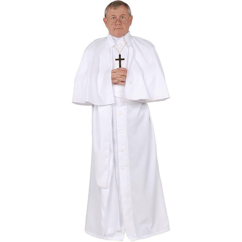 人気上昇中Pope Adult Costume 教皇大人用コスチュームハロウィンサイズ：One-Size 仮装、変装 