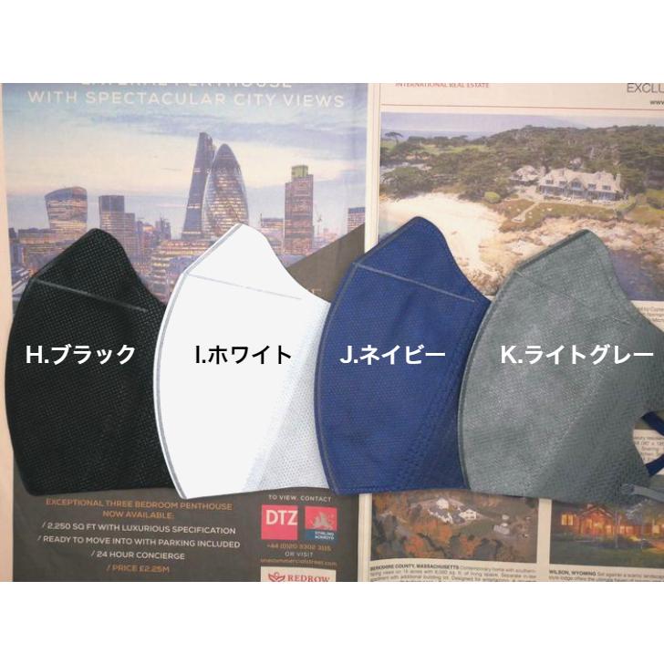 ポップカラー立体不織布マスク〈レディースサイズ〉同色7枚入り ピンク