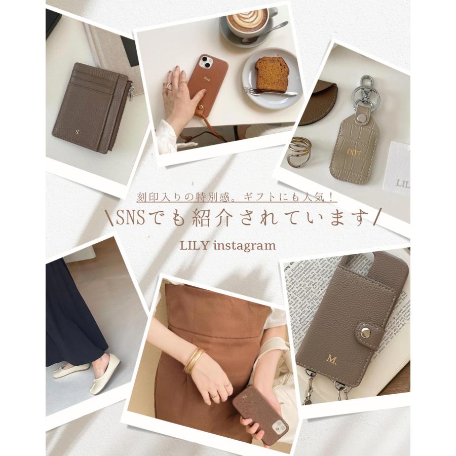 新色】ミニ財布 レディース フラグメントケース 本革 名入れ