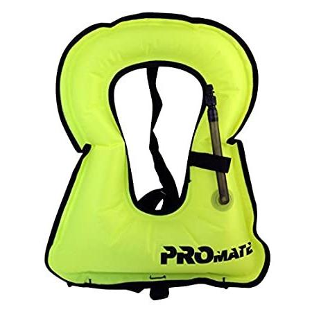 【爆買い！】 特別価格Adult Snorkeling Vest Jacket- Medium-Yellow by Promate好評販売中 ウキ