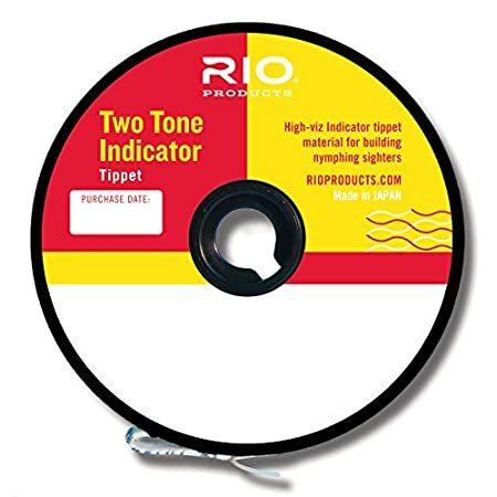【5％OFF】 特別価格(4X) - Rio 2-Tone Indicator Tippet 30 yds好評販売中 釣り糸、ライン
