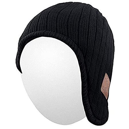 訳ありセール 格安 特別価格qshell 海外から日本未入荷の人気アイテムを直輸入 メンズ 充電式バッテ好評販売中 ヘッドフォンマイクハンズフリー ステレオスピーカー付き音楽ビーニー帽子 Bluetooth アウトドア レディース 財布 帽子 ファッション小物