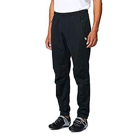 クリアランス割引 特別価格baleaf メンズ サーマルランニングパンツ マウンテンバイクパンツ ジッパーポケット付き 防風 冬 バイク 自転車 ブラック L好評販売中 個人配送ok Pnlp Sn