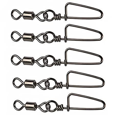 品質のいい 特別価格30パック釣りローリングバレルswivels Coastlockスナップ釣りスイベルスナップフックルアー疑似餌コネクタターミナルfishin好評販売中 With エギ 餌木 Captains Agency