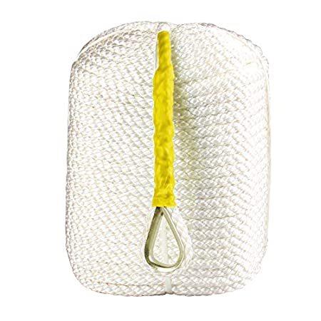 格安 売上 特別価格bang4buck 1 2インチ X 0フィート 3ストランドポリプロピレン編組ドッキングロープライン ステンレススチールシンブル 7000ポンド好評販売中 アウトレット直販店 Sol Lk