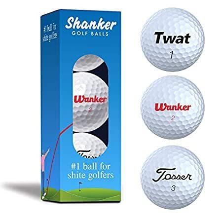 特別価格shanker ゴルフボール 粗悪なトリックボール その他ゴルフ用品 面白い格言付き 3つのスリーブ ノベルティギャグ プレイ品質 B07wtclqx3 粗悪なトリックボール Shite Lily Golfer好評販売中 Store 保護