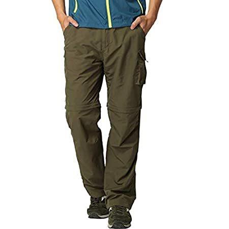 買い誠実 ハイキング アウトドア メンズ パンツ 特別価格LEOKKARR 速乾 x好評販売中 34W サイズ: US グリーン パンツ キャンプ 旅行 釣り 50+ UV 軽量 フィッシングベルト