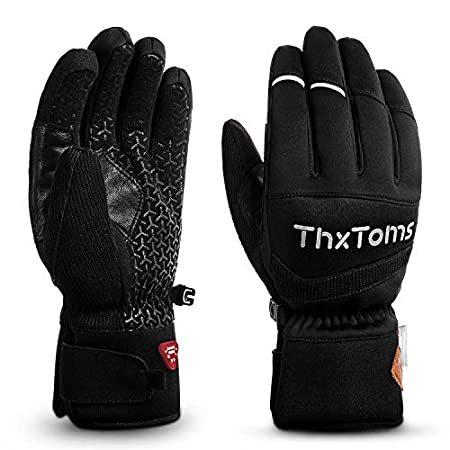 特別価格thxtoms スキーグローブ メンズ 防寒手袋 防水 滑り止め 厚手 保温 ゴルフ 防風 タッチパネル対応 厚手 滑り止め 耐衝撃 通勤 バイク オートバイ 登山 釣り ア好評販売中 B08jq95xcd Lily Store