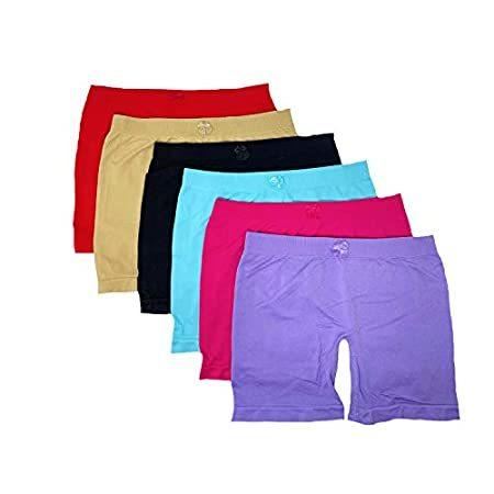 特別価格Iamp;S 61％以上節約 Little Girls Bike Shorts Dance Underwear Sports 売買 好評販売中 for 12 6 Packs