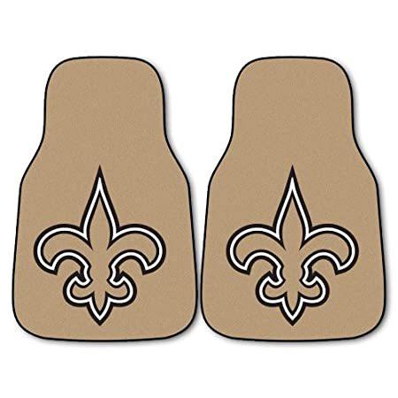 【サイズ交換ＯＫ】 Orleans (New Saints) Car Carpet Face Nylon Saints Orleans New NFL FANMATS - ファングッズ