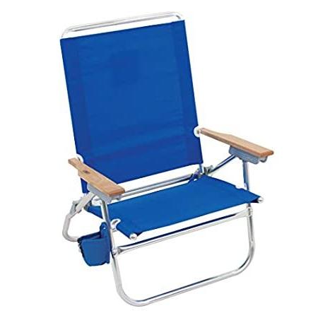 新品登場 Easy Rio in-Easy Blue Solid - Chair Beach Out アウトドアチェア