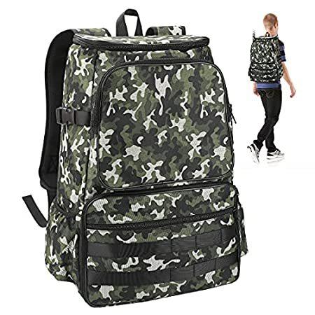 Jhua 釣りバックパック 釣りタックルバックパック 防水 トレイなし タックルボックス バックパック ザック 大型収納 ロッドホルダー付き アウトドア多機 B092vqf94b アウトドア キャンプ 登山 Market Lily 釣りギアバッグ ロッドホルダー付き 販売直営店 の