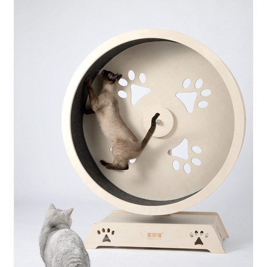 【超美品】 キャットホイール ローラーキャット ランニングホイール 無垢材 ルームランナー ストレス発散 おもちゃ 猫のトレッドミル 猫の回し車 観覧車 猫研削爪 【O2222706331】(11946円)