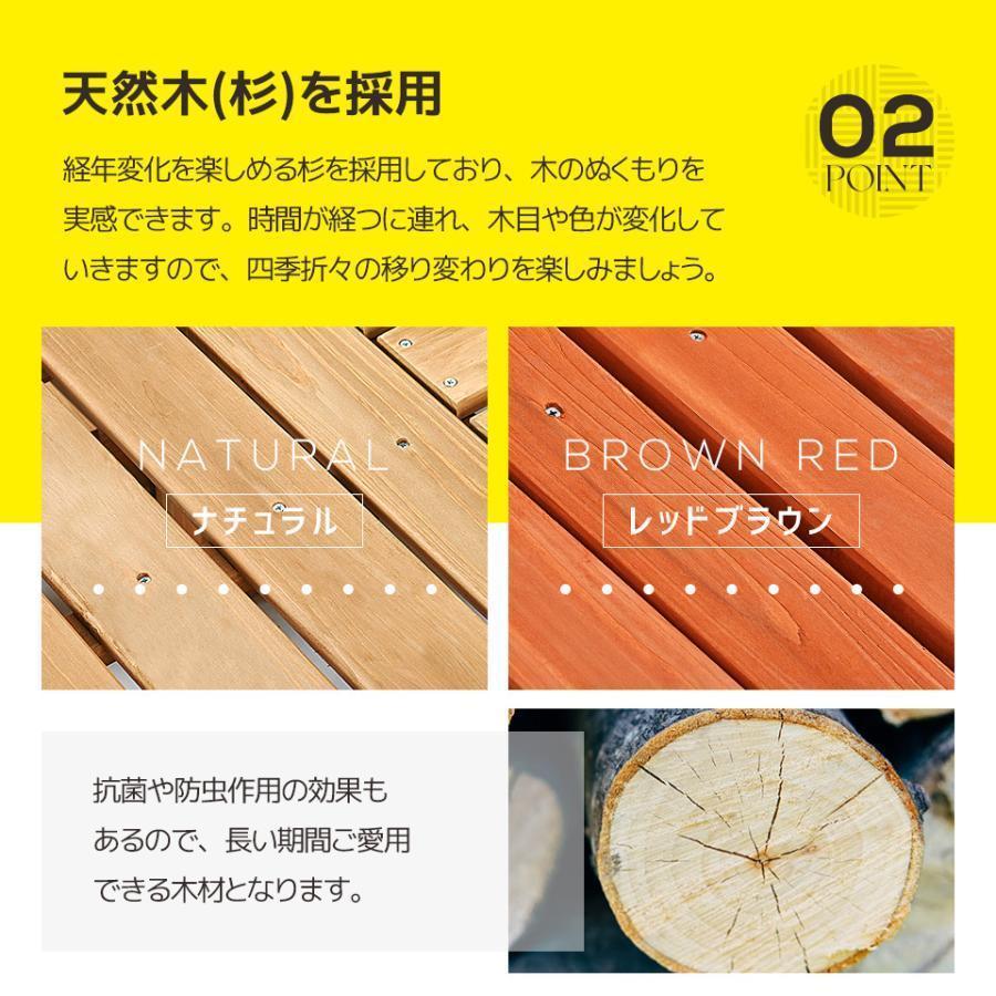 特価】【特価】ウッドデッキ 天然木 キット 7点セット 0.75坪 ウッド