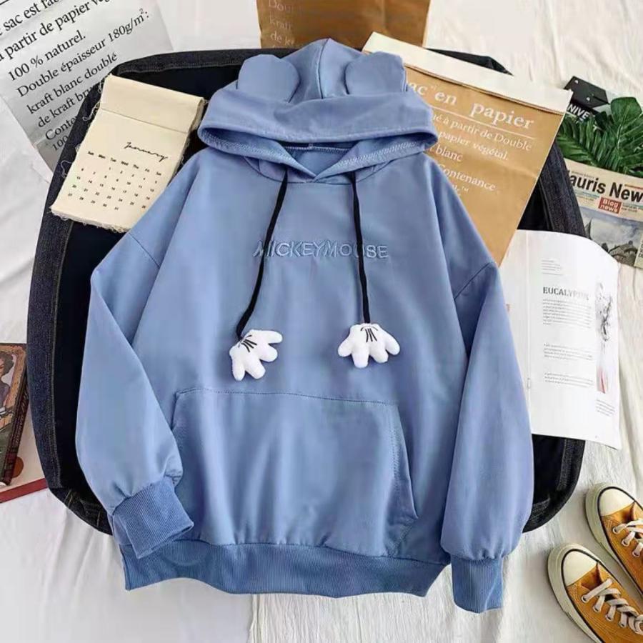22 秋ファション ディズニーパーカー 友達恋人同士ペア 秋服 ペアルック トレーナー Lily Ana 通販 Yahoo ショッピング