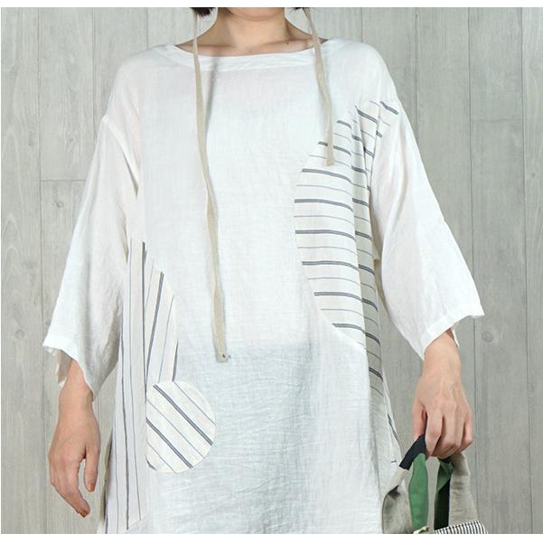 売れ筋 ロングシャツ シャツ ナチュラル レディース 大きいサイズ ワンピース チュニック ナチュラル服 人気 プラワン 秋 夏 春 60代 50代 40代 30代 かわいい マタニティ リネン 麻 大きいサイズ レディース ブラウス Tシャツ カットソー Knowledge21 Com