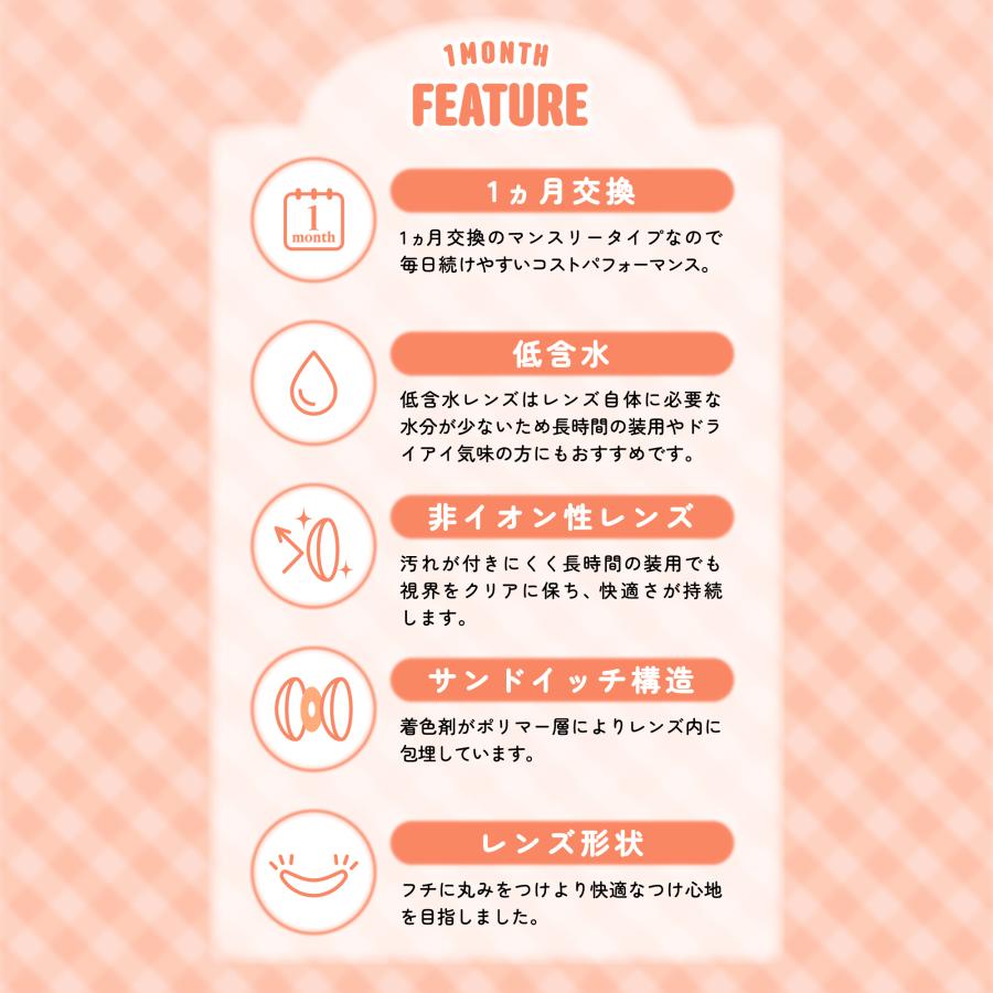 公式 マンスリー シャプン カラコン 1ヶ月 度あり 2枚 回らない水光カラコン Chapun 1month 2箱 齊藤なぎさ カラーコンタクト ワンマンス 度なし 低含水 15.0mm | ブランド登録なし | 07