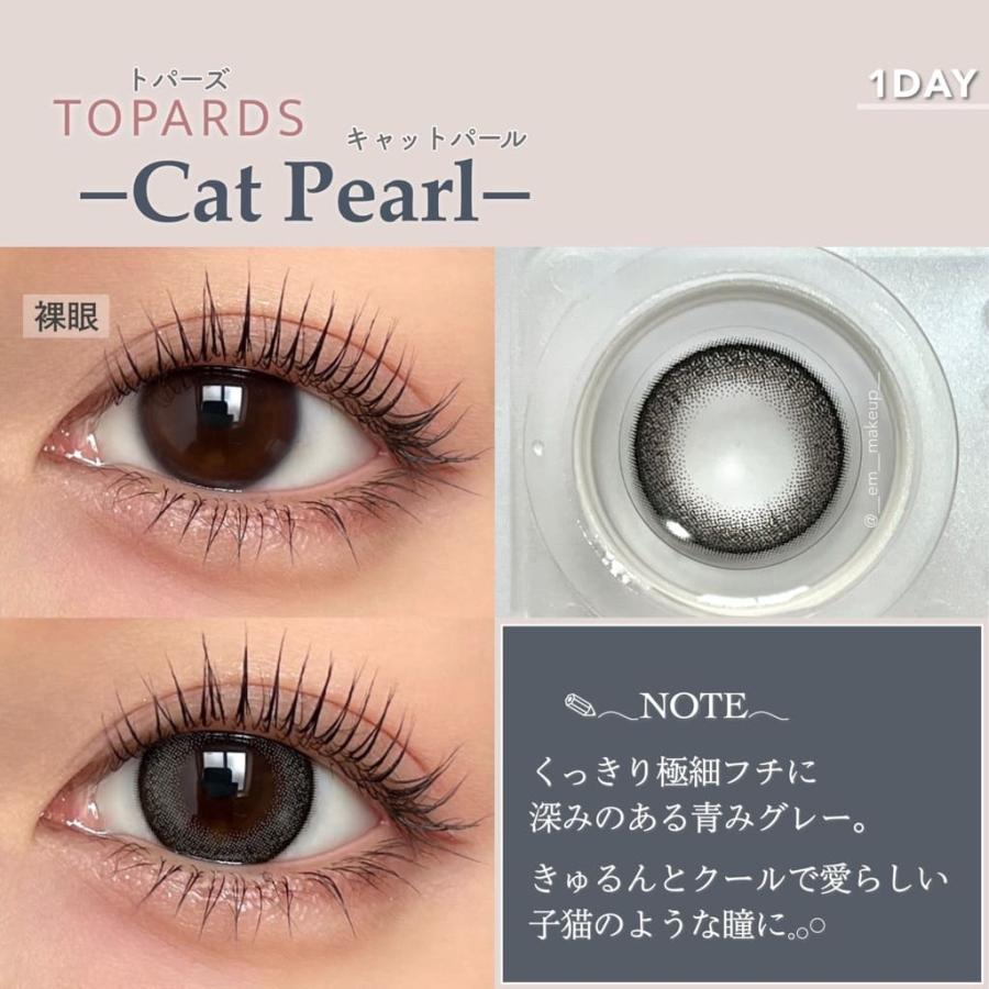 2箱セット トパーズ カラコン ワンデー TOPARDS  度あり 度なし 指原莉乃 ベイビーエスプレッソ デートトパーズ さっしー ナチュラル  10枚入 | TOPARDS | 06