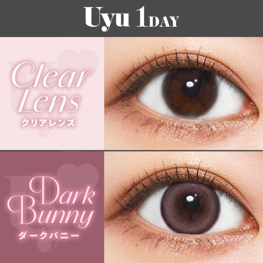 Uyu ウユ 15.0mm 1day 10枚 カラコン ワンデー 度あり 大き目