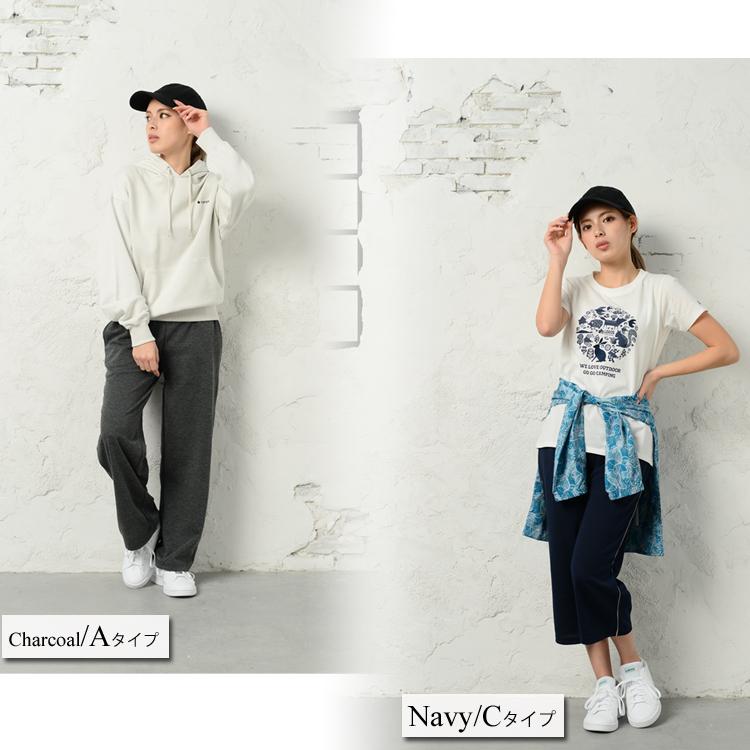 L'EQUIPE リバーシブル　ジャケット ワイドパンツ、スウェット L'EQUIPE リバーシブル ジャケット ワイドパンツ、スウェット