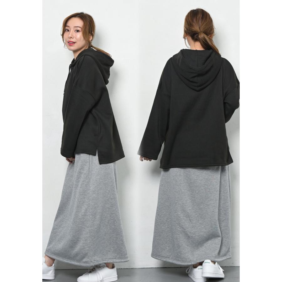 裏起毛パーカー 裏起毛 ニット フリース パーカー トレーナー