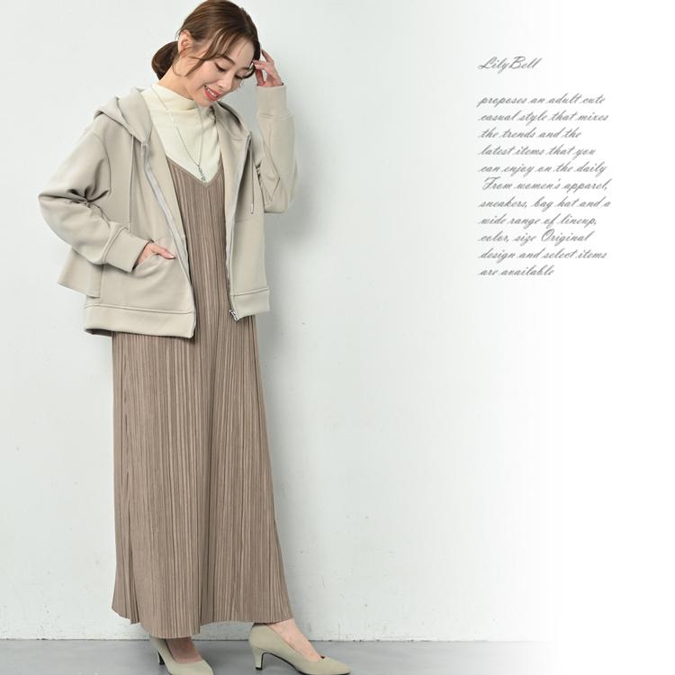 バックフリル パーカー ジップアップパーカー ジャケット レディース