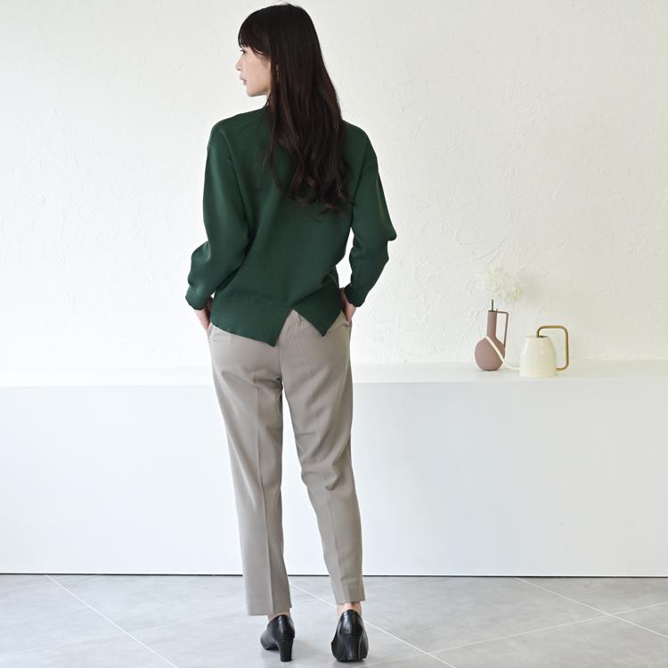 毛玉になりにくい ハイネック ニット トップス レディース ハイネック